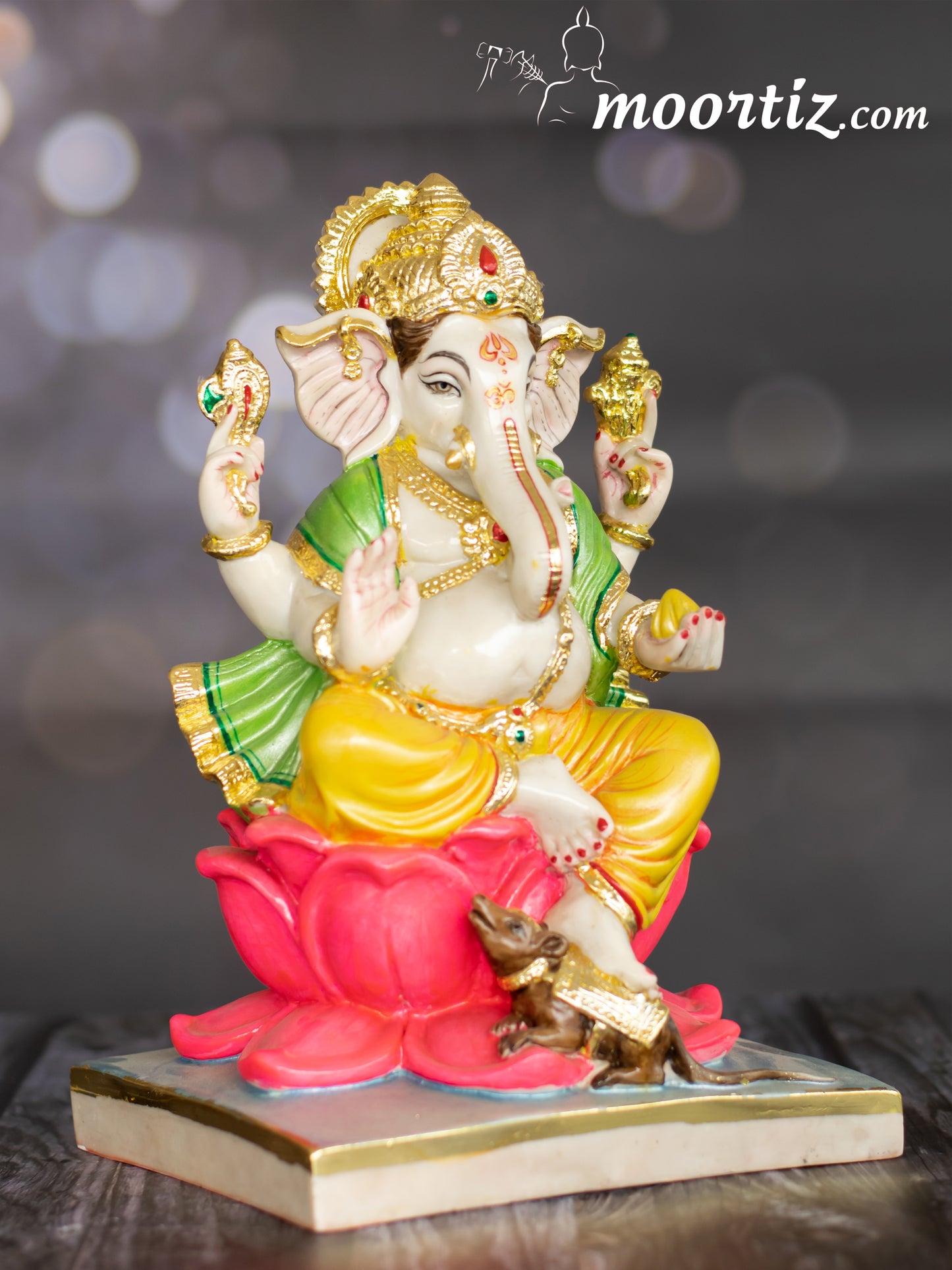 Ganesh / Ganpati odol/Murti in Artificial Marble