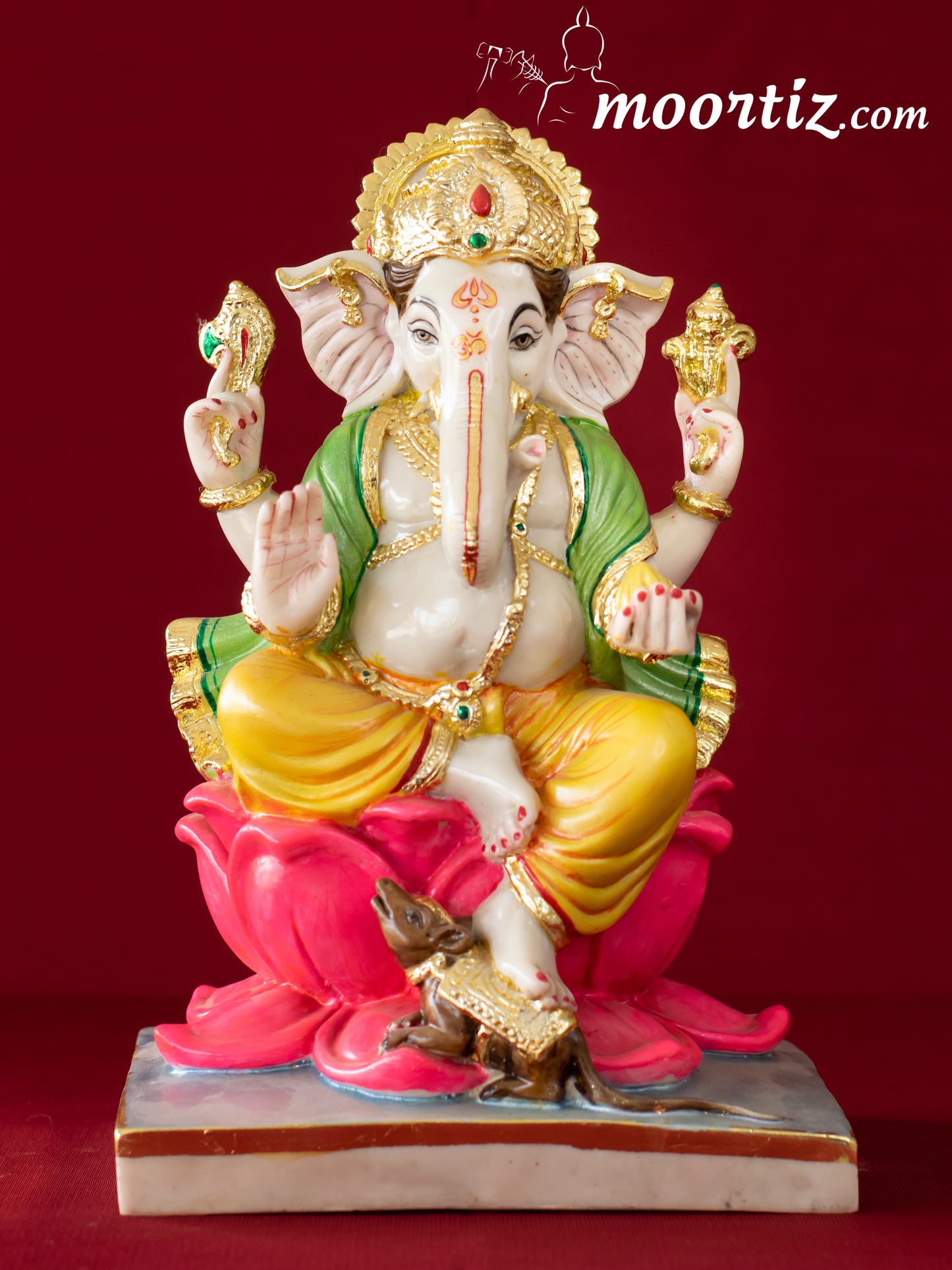 Ganesh / Ganpati odol/Murti in Artificial Marble