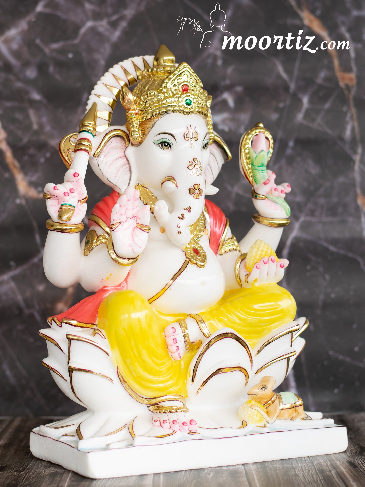 Ganesh / Ganapti Marble idol/ Murti