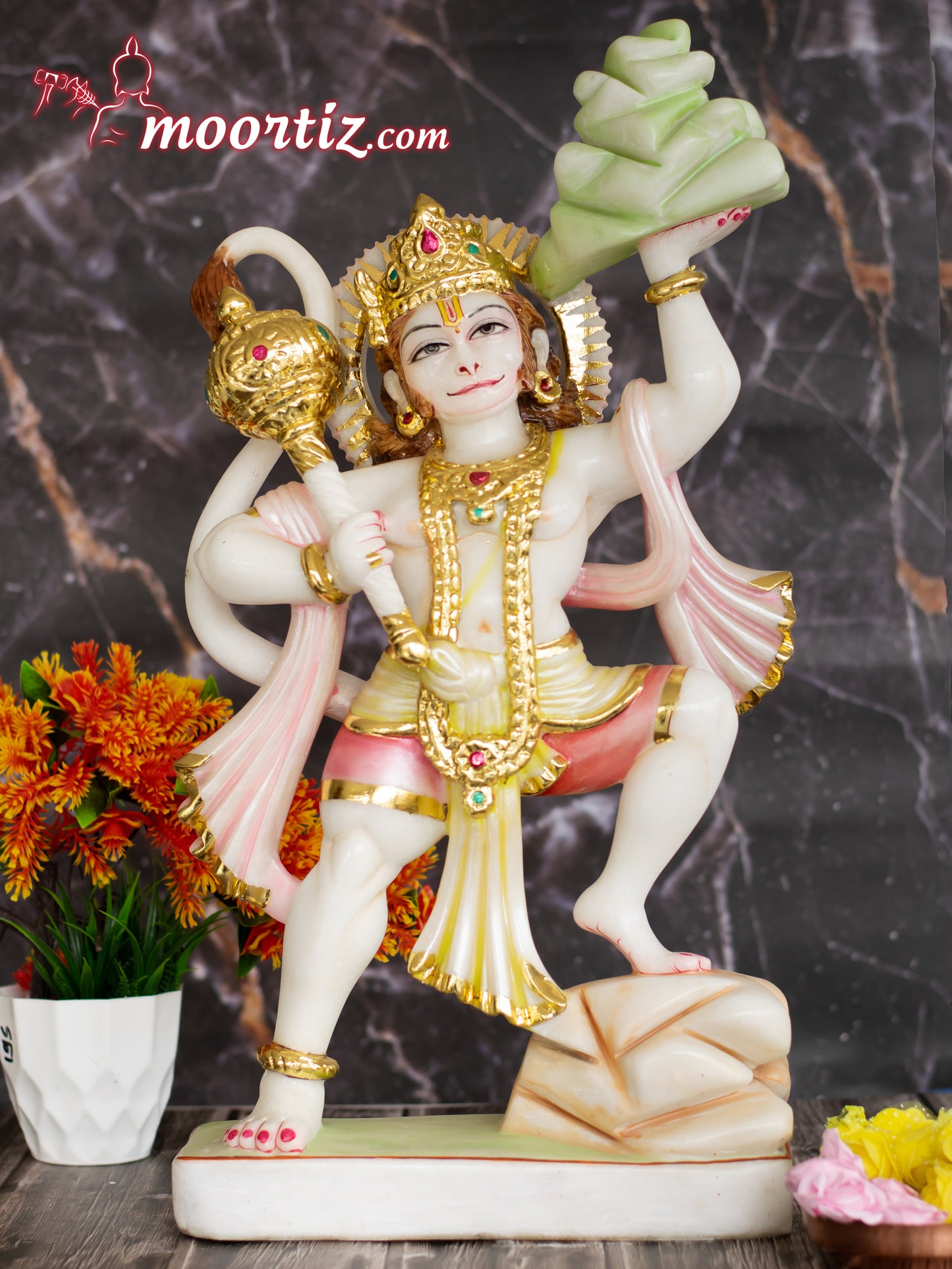 Hanuman JI / Veer Hanuman Vietnam Marble