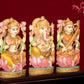 Ganesh Laxmi Saraswati set Artificial Marble