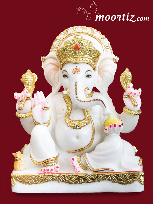 Ganesh/Ganpati marble idol/Murti