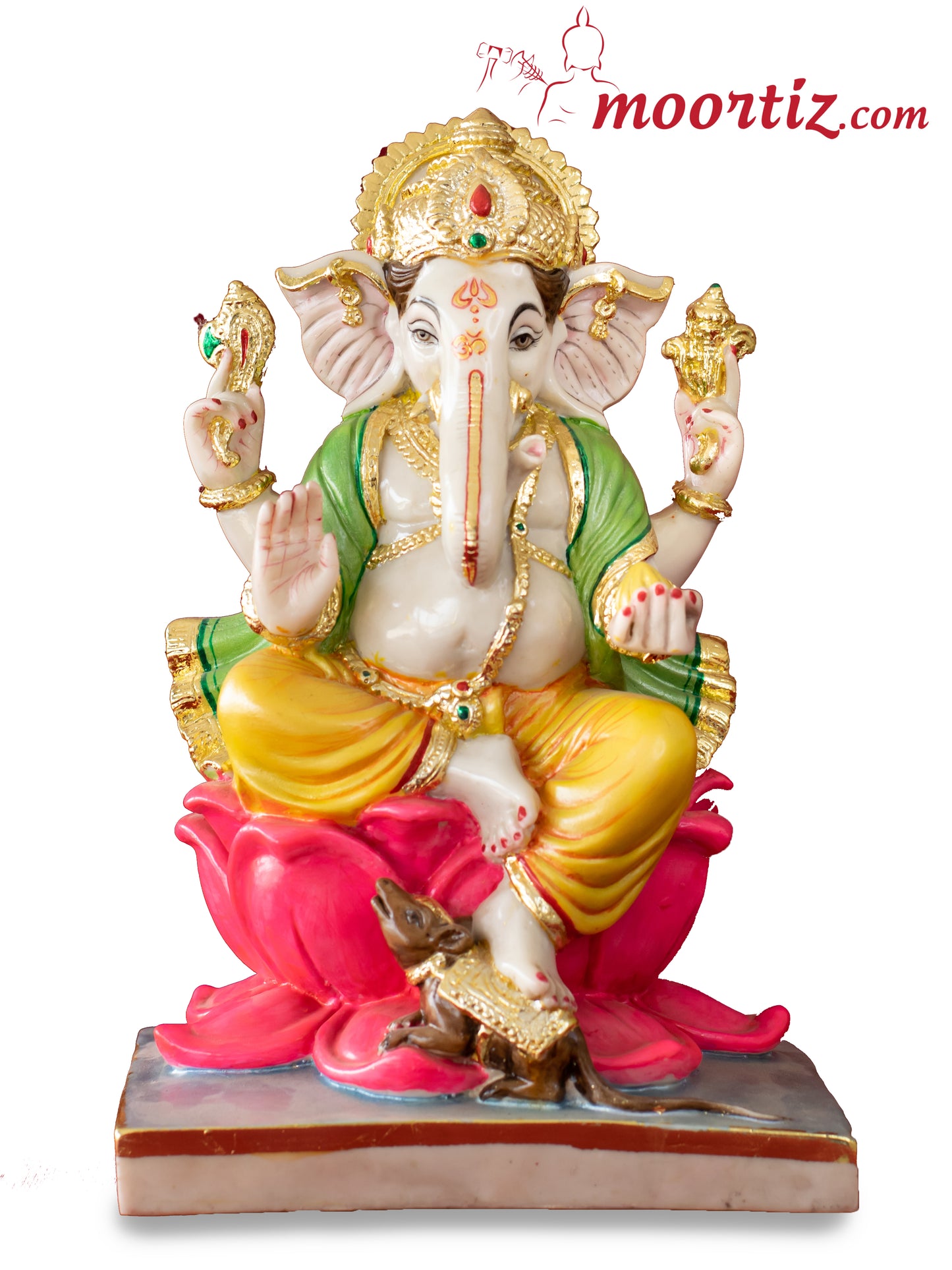 Ganesh / Ganpati odol/Murti in Artificial Marble