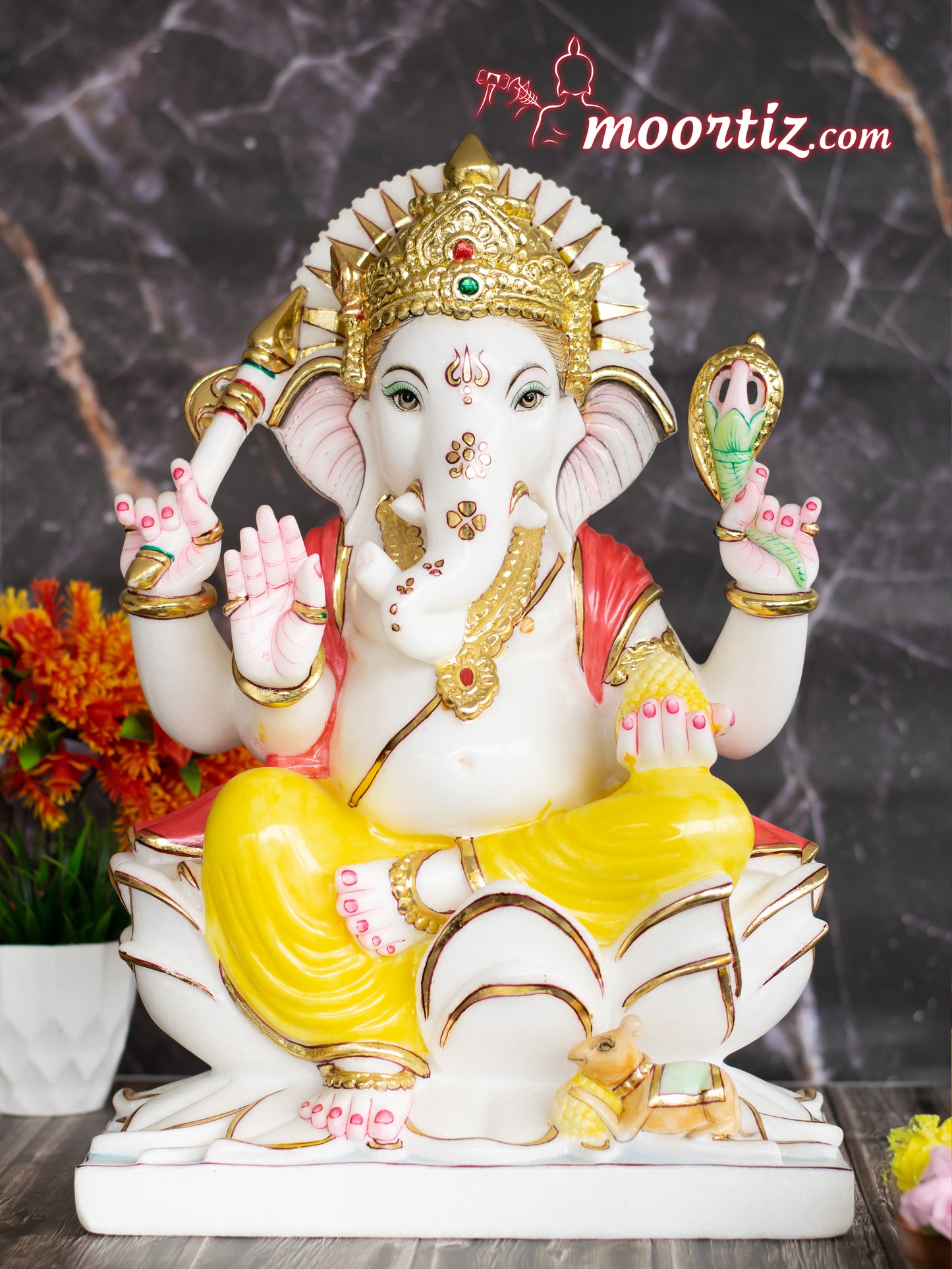 Ganesh / Ganapti Marble idol/ Murti