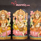 Ganesh Laxmi Saraswati set Artificial Marble
